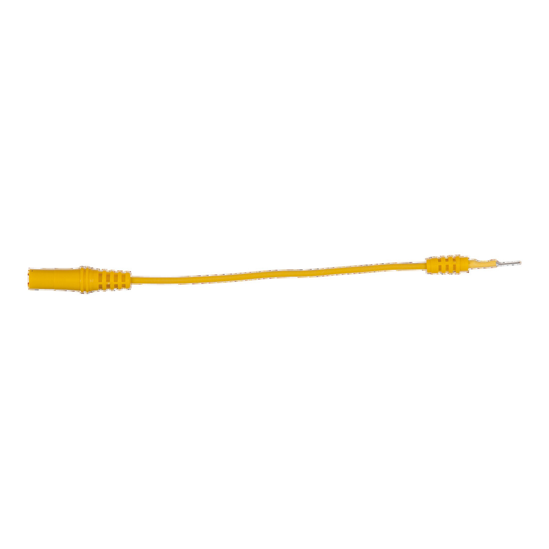 KS Tools 4,0 mm Eingangsbuchse auf 0,8 mm Prüfadapterstecker flach (gelb)