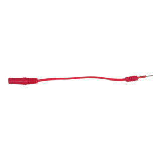 KS Tools 4,0 mm Eingangsbuchse auf 1,2 mm Prüfadapterstecker flach (rot)