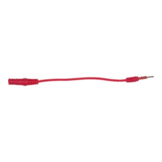 KS Tools 4,0 mm Eingangsbuchse auf 1,2 mm Prüfadapterstecker flach (rot)