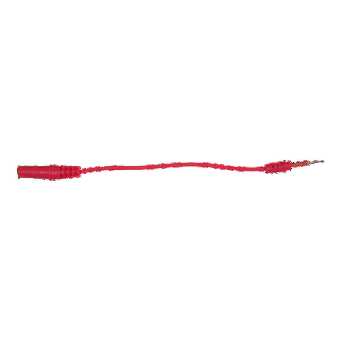 KS Tools 4,0 mm Eingangsbuchse auf 1,2 mm Prüfadapterstecker flach (rot)