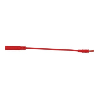 KS Tools 4,0 mm Eingangsbuchse auf 2,0 mm Prüfadapterbuchse flach (rot)