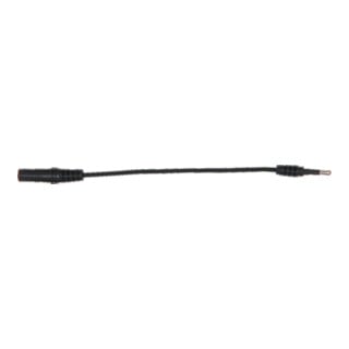 KS Tools 4,0 mm Eingangsbuchse auf 2,0 mm Prüfadapterstecker rund (schwarz)
