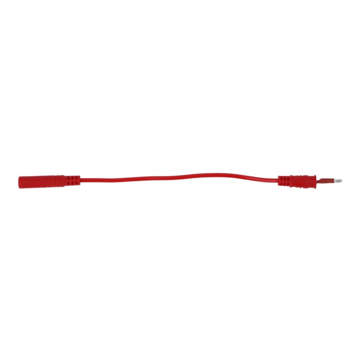 KS Tools 4,0 mm Eingangsbuchse auf 2,0 mm Prüfadapterstecker rund (schwarz)