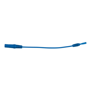 KS Tools 4,0 mm Eingangsbuchse auf 2,5 mm Prüfadapterbuchse flach (blau)