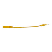 KS Tools 4,0 mm Eingangsbuchse auf 3,0 mm Prüfadapterstecker flach (gelb)-1