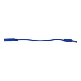 KS Tools 4,0 mm Eingangsbuchse auf 4,0 mm Prüfadapterbuchse rund (blau)