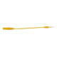 KS Tools 4,0 mm ingangscontactdoos naar 0,8 mm testadapterstekker plat (geel)