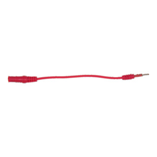 KS Tools 4,0 mm ingangscontactdoos naar 1,2 mm testadapterstekker plat (rood)