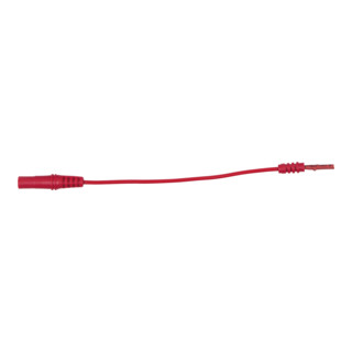 KS Tools 4,0 mm ingangscontactdoos naar 2,0 mm testadaptercontactdoos plat (rood)