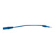 KS Tools 4,0 mm ingangscontactdoos naar 2,5 mm testadapterstekker plat (blauw)