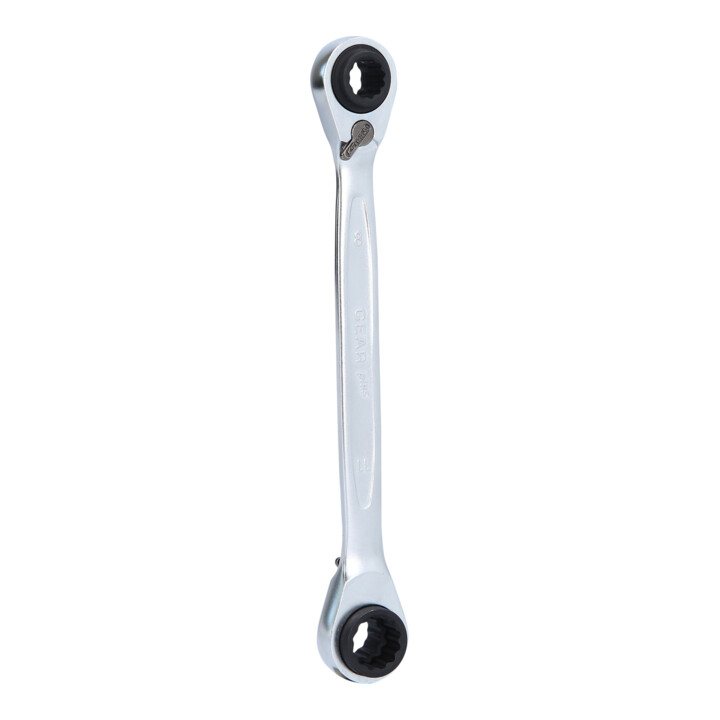 KS Tools 4 in 1 GEARplus® Doppel-Ratschenringschlüssel, umschaltbar, 8x9x10x11mm
