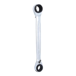 KS Tools 4 in 1 GEARplus umschaltbar Doppel-Ratschenringschlüssel, 14x17x18x19mm