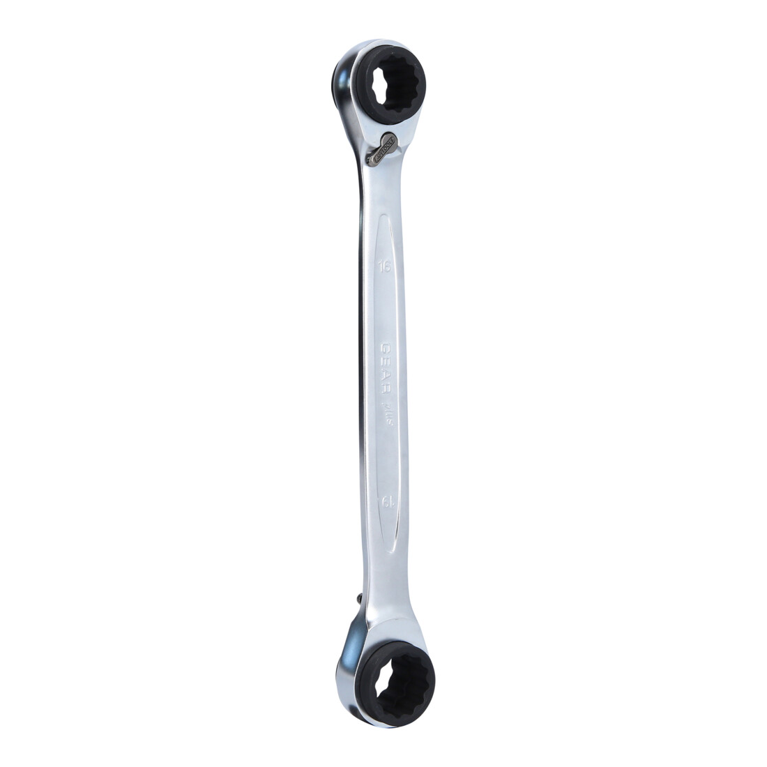 KS Tools 4 in 1 GEARplus umschaltbar Doppel-Ratschenringschlüssel, 16x17x18x19mm