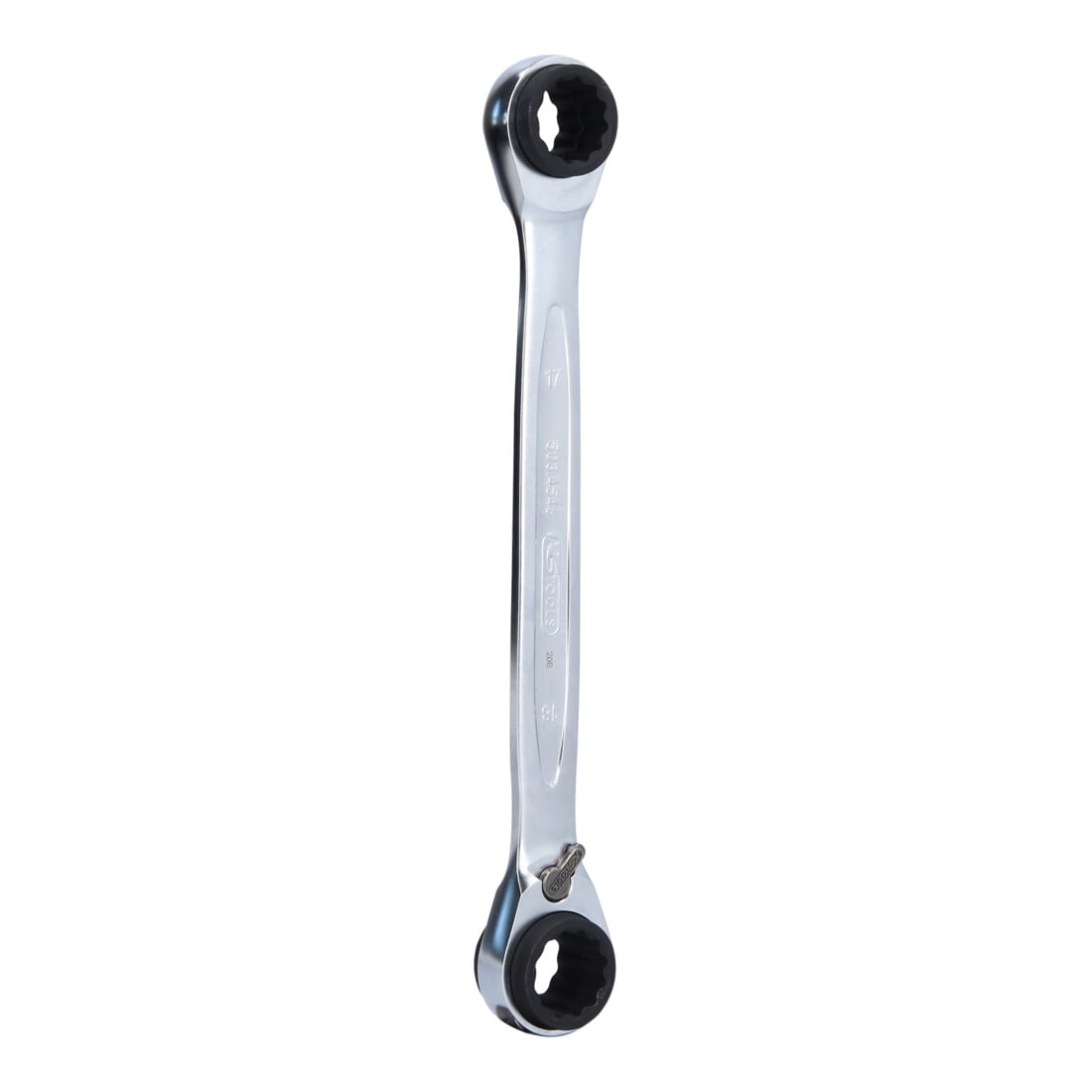KS Tools 4 in 1 GEARplus umschaltbar Doppel-Ratschenringschlüssel, 16x17x18x19mm