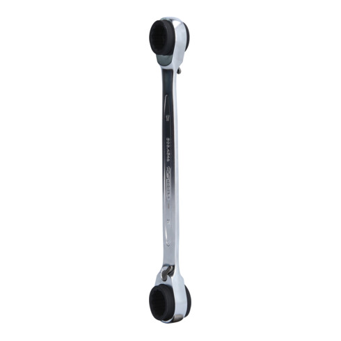 KS Tools 4 in 1 GEARplus umschaltbar Doppel-Ratschenringschlüssel, 16x17x18x19mm