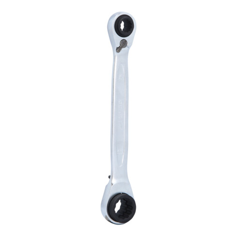KS Tools 4 in 1 GEARplus umschaltbar Doppel-Ratschenringschlüssel, 8x10x12x13mm