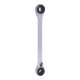 KS Tools 4 in 1 GEARplus umschaltbar Doppel-Ratschenringschlüssel, 9/16"x3/4"+11/16"x5/8"