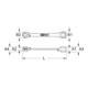 KS Tools 4 in 1 GEARplus umschaltbar Gelenk-Doppel-Ringschlüssel, 10x13-17x19mm-2