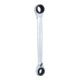 KS Tools 4 in 1 geARplus verstelbare dubbele ratelringsleutel, 14x17x18x19mm