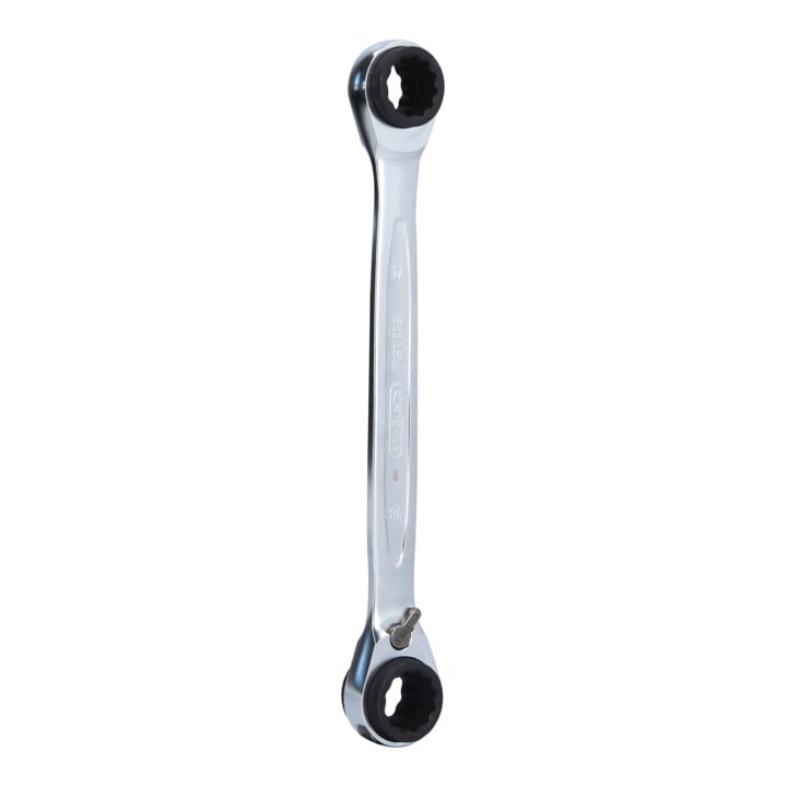 KS Tools 4 in 1 geARplus verstelbare dubbele ratelringsleutel, 16x17x18x19mm