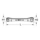 KS Tools 4 in 1 ratelsleutel voor koeling/airconditioning, verstelbaar-3