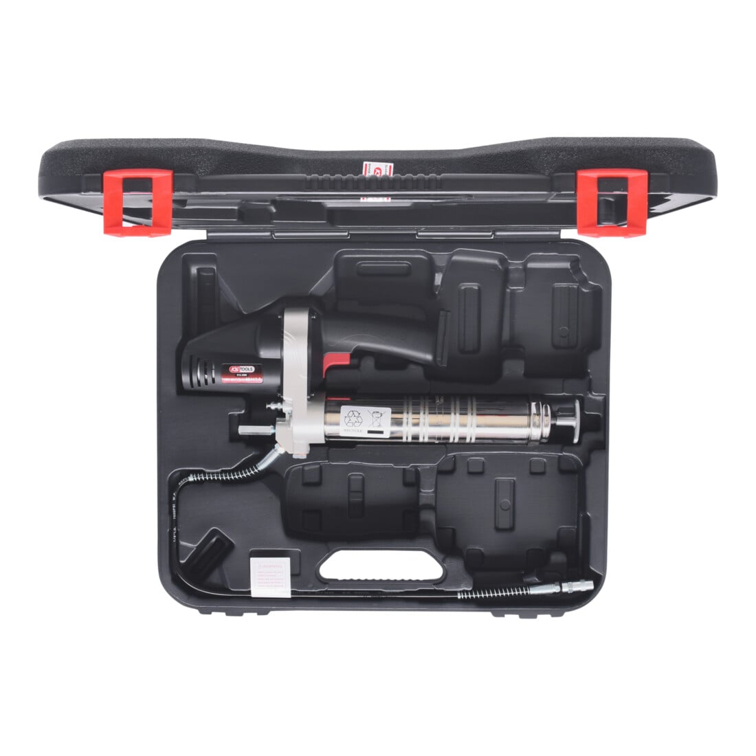 KS Tools 400 ml Akku-Fettpresse, 420bar, 18V, ohne Akku und Ladegerät