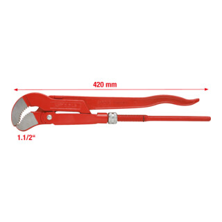 KS Tools 45° gewinkelte Eckrohrzange