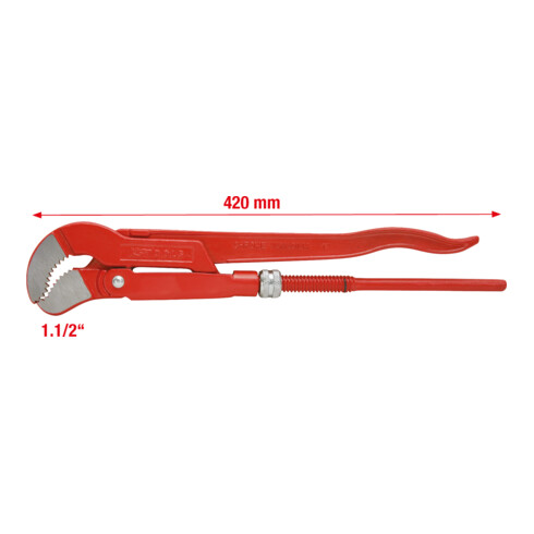 KS Tools 45° gewinkelte Eckrohrzange