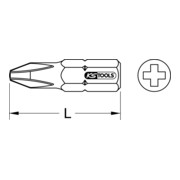 KS Tools 5/16" CLASSIC Bit PH, 30mm-5