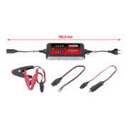 KS Tools 6V + 12V SMARTcharger hoogfrequent acculader 4A-1