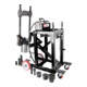 KS Tools 75t Presse à tourillon de direction, avec jeu de manchons 29 pièces, 29 pièces