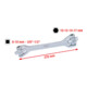 KS Tools 8 in 1 olieservice sleutel, 270 mm