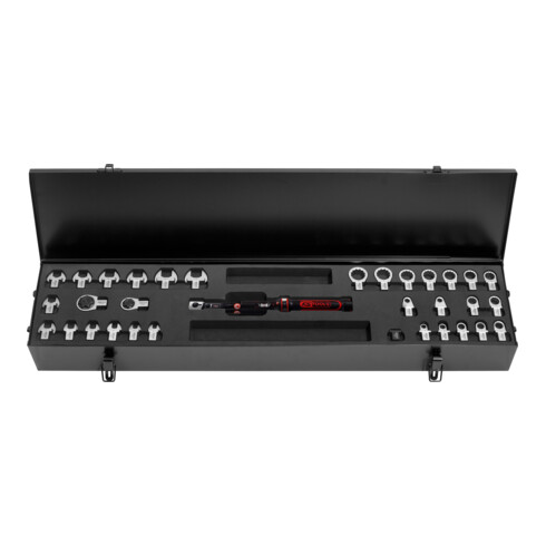 KS Tools 9x12 mm Coffret de clés dynamométriques ERGOTORQUE®precision 5-25 Nm, 5-25 Nm, 33 pcs.