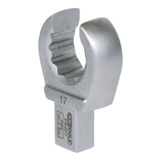 KS Tools 9x12mm Einsteck-Ringschlüssel offen, 17mm