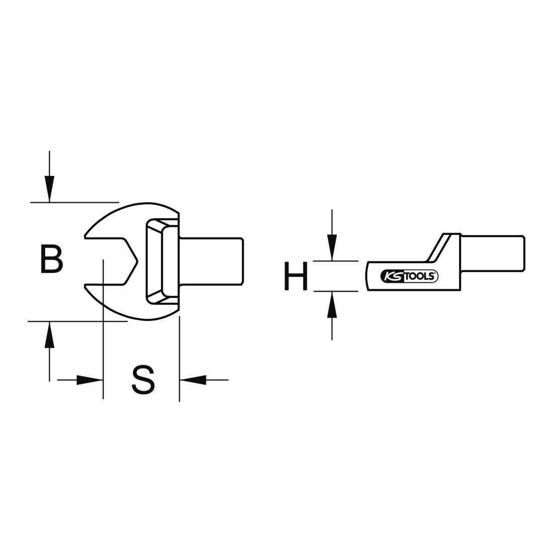 KS Tools 9x12mm steeksleutel