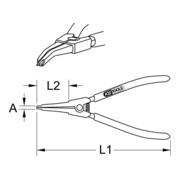 KS Tools aandrijfas borgtang, licht gebogen-4