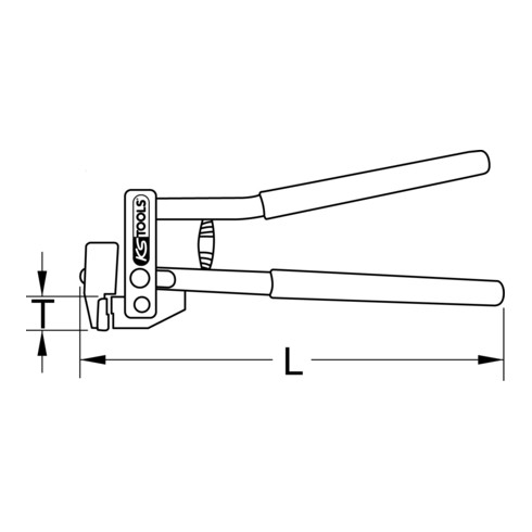 KS Tools Absetzzange, 280mm