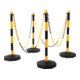 KS Tools Absperrpfosten-Satz mit Kette, 13-tlg.