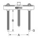 KS Tools Abziehvorrichtung für Trennmesser, 90-260mm