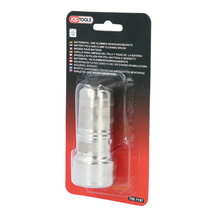 KS Tools Accu Pool en Terminal Schoonmaakborstel, 120mm