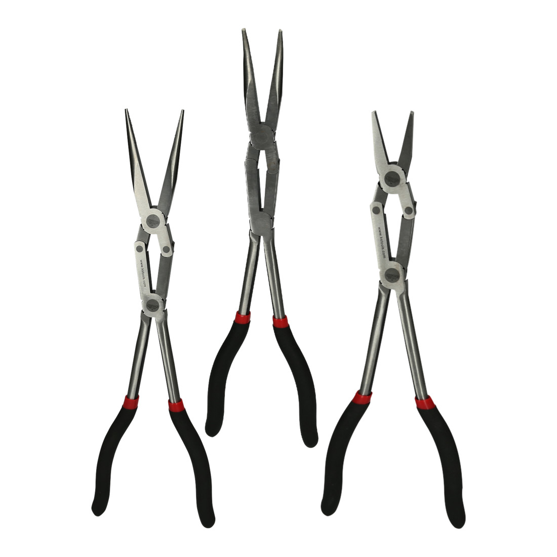 KS Tools Action dubbelgebroken tangenset, XL, 3 st.