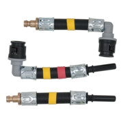 KS Tools Adapter-Satz 3-teilig SAE 8 x 30 mm (gelb)