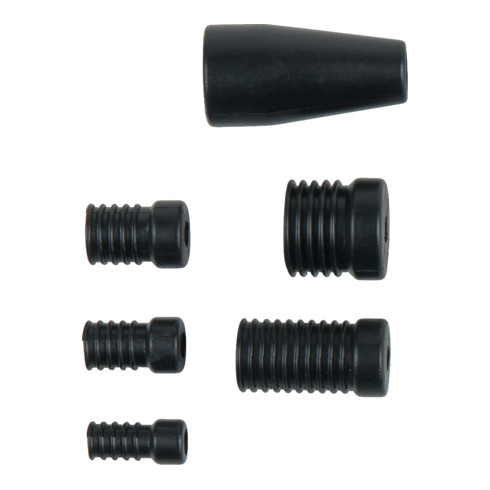 KS Tools Adapter-Satz, 6-teilig, Ø 8-10-12-14-18mm und Konusadapter