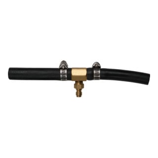 KS Tools Adapterschlauch für kleines Schrader Ventil 5/16"x32 UNF Innengewinde und 1/4" Schlauchanschluss