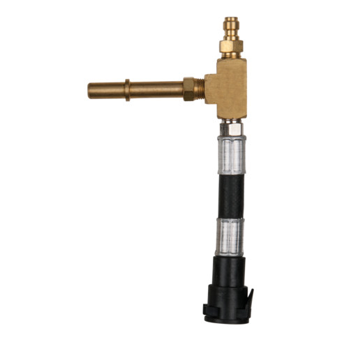 KS Tools adapterslang voor standaard Schrader ventiel 7/16 "x20 UNF inwendige schroefdraad en 1/4" slangaansluiting
