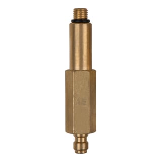 KS Tools Adapterstück (lang) M8x1,0 Außengewinde und 1/4" Schlauchanschluss mit Dichtring