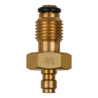 KS Tools Adapterstück M14x1,5 Außengewinde und 1/4" Schlauchanschluss mit Dichtring