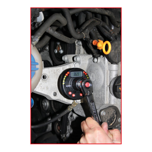 KS Tools Adattatore di coppia digitale 1/2" con goniometro, 17-340 Nm