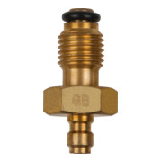 KS Tools Adattatore con filettatura maschio e attacco per tubo flessibile da 1/4" con anello di tenuta