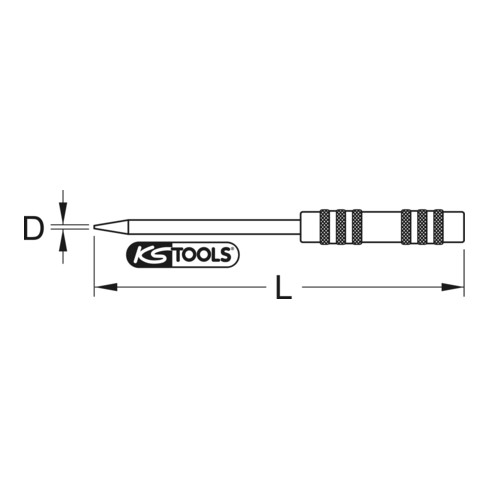 KS Tools Ago da taglio in metallo duro